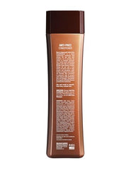 BRAZILIAN BLOWOUT label closeup highlights ingredients and smoothing focus