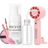 Breylee champú para pestañas 100 ml, limpieza suave para extensiones