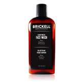 Brickell Clarifying Gel Face Wash bottle with geranium and aloe for refreshed skin.