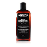 Brickell acondicionador revitalizante para cabello en botella, hidrata y aporta brillo.