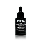 Brickell Men's Anti-Aging Hyaluronic Serum bottle pump for smoother, firmer skin.