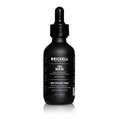 Brickell Men's Argan Oil bottle cap shown for premium hydration.