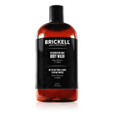 Brickell Men's Invigorating Mint Body Wash bottle for a refreshing, deep-clean shower.