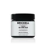 Brickell Resurfacing Anti-Aging Face Cream jar demonstrating texture and branding