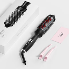 BrighterwithLena thermal brush with a 1.5 inch barrel for smooth, salon-like straight styles.