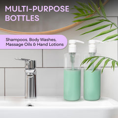 BRIGHTFROM clear-sleek-bottle-design fits any bathroom decor.