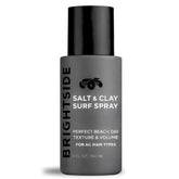 BRIGHTSIDE Sal y Arcilla Surf Spray, botella, aporta volumen suave y textura natural.