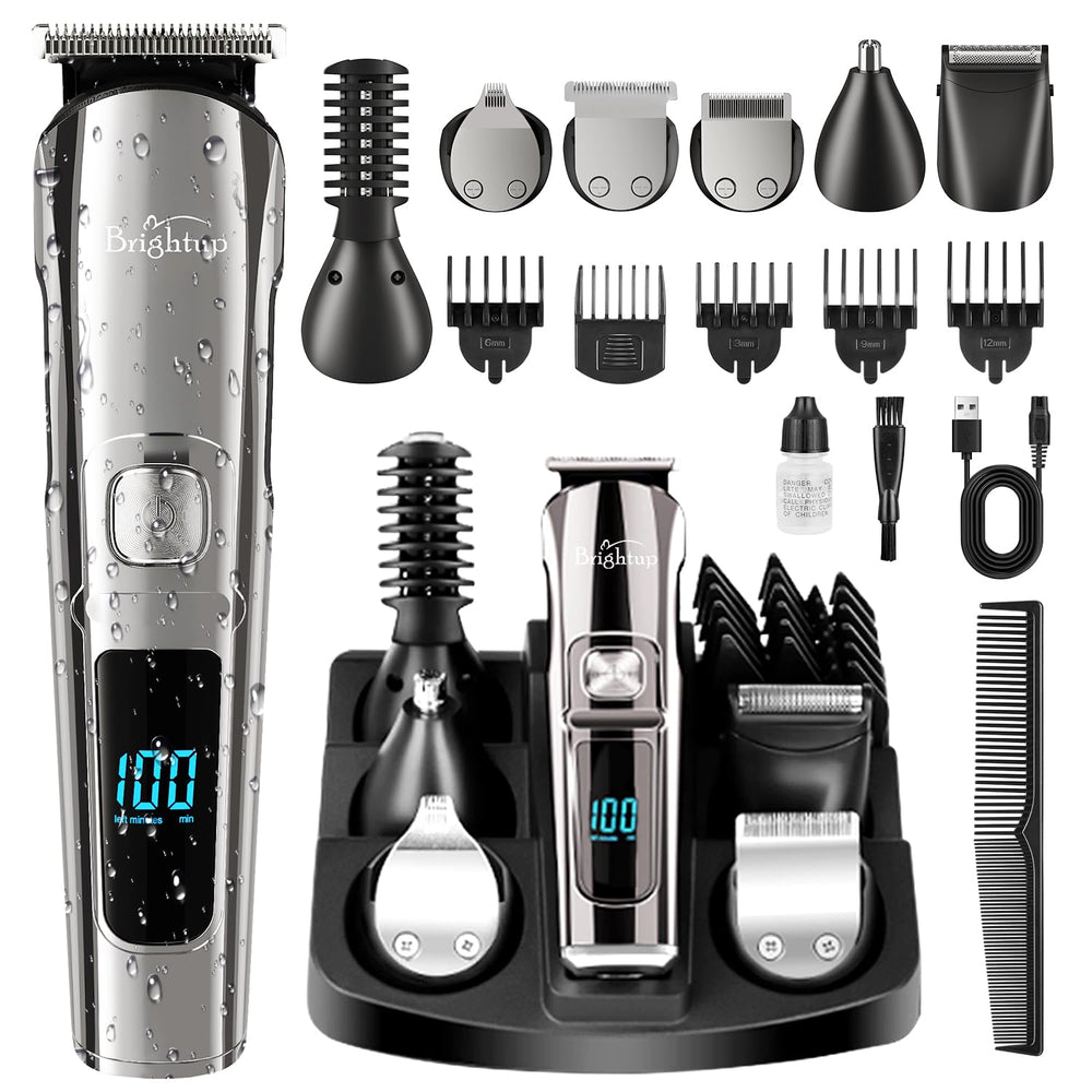 Brightup beard trimmer kit stand base, keeping tools organized for quick grooming sessions.
