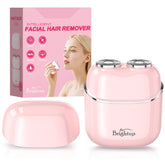 Brightup facial-hair-removal-device glides gently for peach fuzz without irritation.