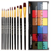 BRIMFULITE Pintura facial 18 colores para rostros y cuerpos, alta pigmentación.