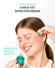 BRING GREEN Zinc Teca Serum close-up showing creamy texture for calm skin.