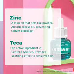 BRING GREEN Zinc Teca Serum textura, sensación suave tras cada aplicación