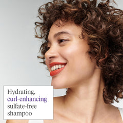Frizz control with Briogeo Curl Charisma shown on a humid-day setting.