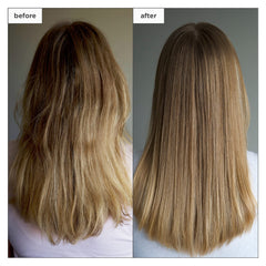 Briogeo Don't Despair, Repair! application in hand shows oil absorption and ease