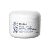 Briogeo Scalp Revival charcoal bottle pour for detoxifying cleanse on scalp