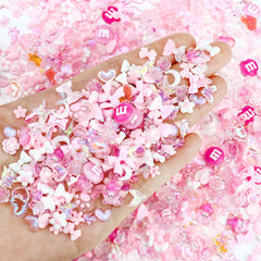 Briskbloom adorno 3D lazo rosa para uñas, facilita fijación en uñas naturales o artificiales.