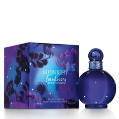 Britney Spears Midnight Fantasy spray bottle ready for flawless fragrance application.