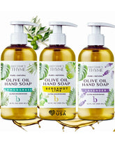 Brittanie's Thyme Castile, botella Bergamota Lavanda Hierba Limón, aroma suave y limpieza diaria