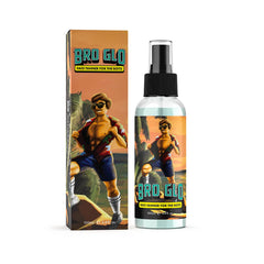 Bro Glo water-based bottle offers lighter feel and quick drying.