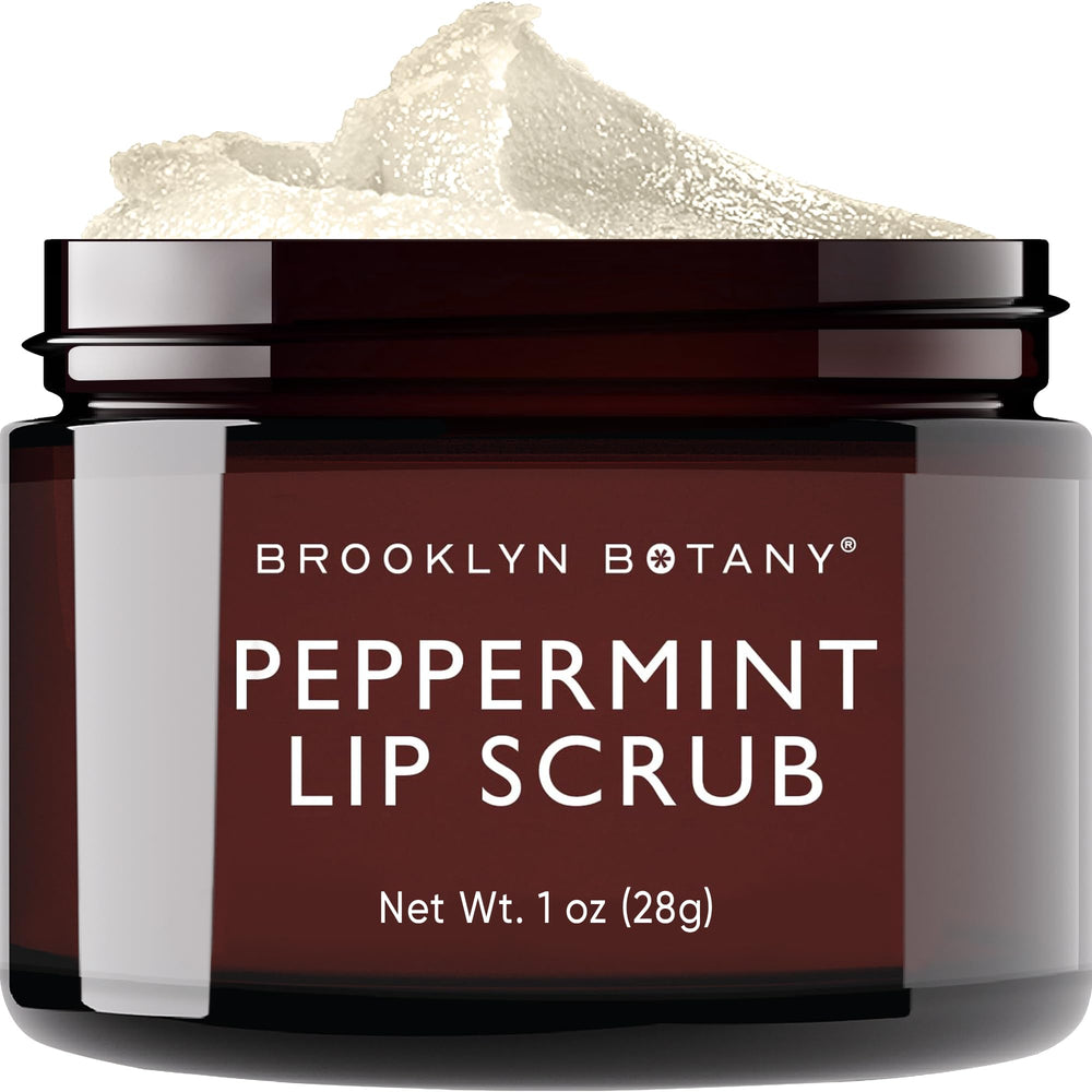 Brooklyn Botany Exfoliante labial 1oz: exfoliación suave para labios secos