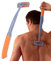 BroShaver 3.0 back hair trimmer with angled head for precise grooming.