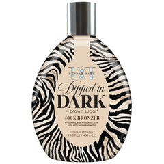 Brown Sugar Dipped bottle front shows premium bronzing formula