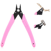 Bruislard quita-cristales rosa 5 pulgadas para uñas con precisión