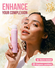 Evian Glow bruma para rostro: piel hidratada con bruma de agua mineral.