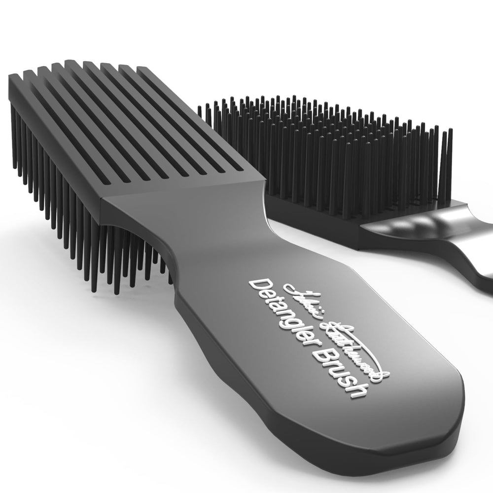 Brush With The Best detangler brush with flexi-bristles for gentle detangling.