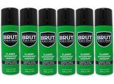 Brut classic scent aerosol deodorant can, 6 oz, for daily use and all-day protection.