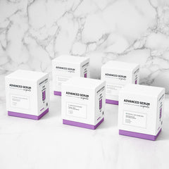 BRÜUN AC serum ampule close-up showing absorption potential for enhanced treatment