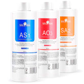 BRÜUN AS1 bottle demonstrates deep cleansing with plant extracts for refreshed skin.