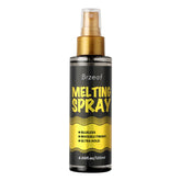 Brzeaf Lace Melting Spray bottle showing invisible glue-free bond for daily wear