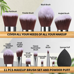 BS-MALL Bamboo eyeshadow brush for precise lid and crease application