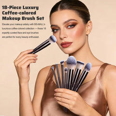 BS-MALL blush brush applying color softly for natural cheeks.