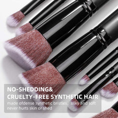 BS-MALL eyeshadow brushes with varied shapes for confident color blending
