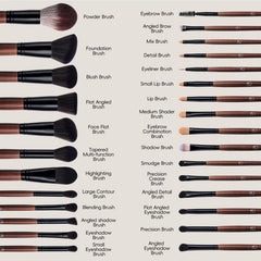 BS-MALL foundation brush with triangular sponge for precise coverage on the go