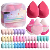BS-MALL mini sponge set with triangle puffs for precise blending around eyes and nose