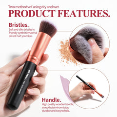 BS-MALL precision concealer brush delivering targeted coverage