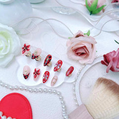BSBTBZ perlas florales decorativas para uñas, añade lujo.