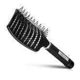 Bsisme curved vented brush highlights curved design for faster blow drying