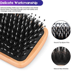 Bsisme detangling pins glide through knots with ease.