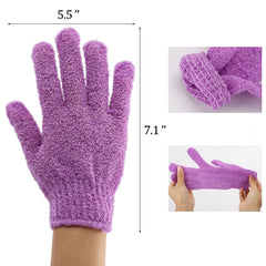 BTYMS guante exfoliante para ducha, textura de nylon para buena espuma
