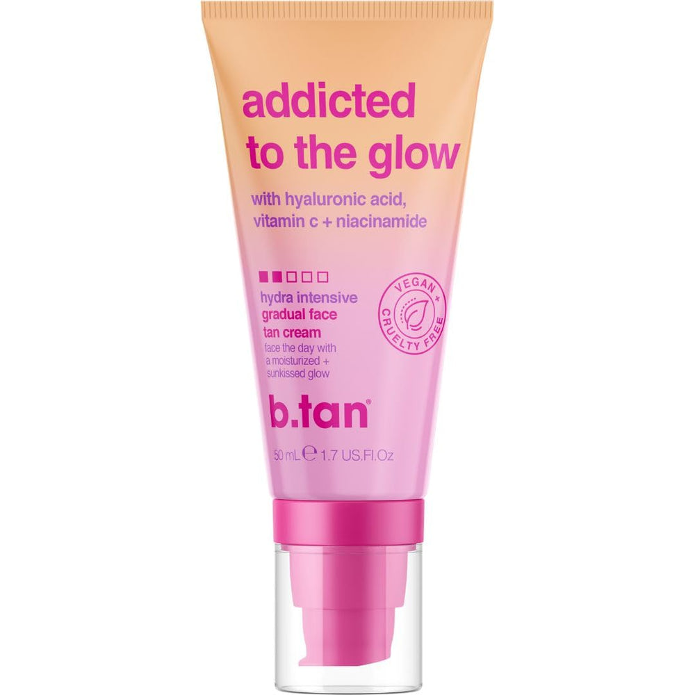 BTAN crema facial gradual en envase, ideal para uso diario.
