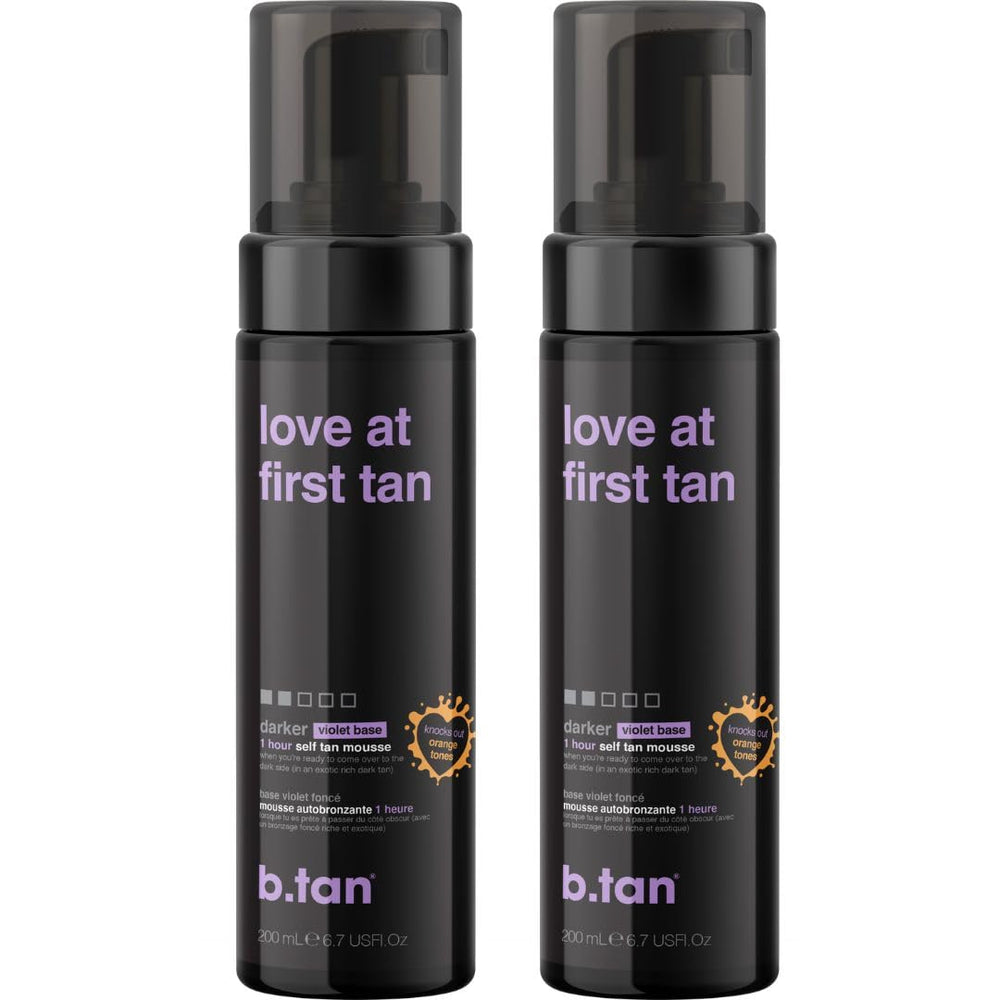 BTAN Mousse Autobronceadora Violeta: envase y tono uniforme