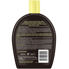 B.TAN btan-lotion-bronceado-tinte-cuerpo con tono dorado visible.