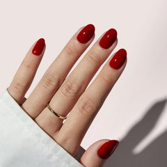 BTArtbox acabado brillo rojo para uñas postizas duradero