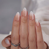 BTArtbox uñas almendra postizas con gel suave y degradado para un acabado natural