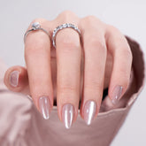BTArtbox uñas almendra con diseño estrella caída, ideal para looks nocturnos