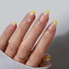 BTArtbox Daisy: punta francesa en uñas para un aspecto elegante y duradero.